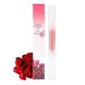 Yimart 4pcs 15 Smell Nail Nutritional Oil Pen Liquid,Nail Cuticle Oil Pen,Nail Oil,Anti-barb Nail Edge Nutritional Oil, Finger Edge Oil,Female Nail Care Tool (Rose, 2ML)