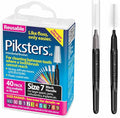 Piksters Interdental Brushes, 40 pk, Size 7, Interdental Tooth Brush for Extra Large Gaps, Gum Soft Bristles for Plaque Removal, Safe for Braces