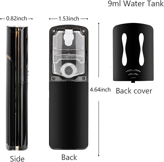 Kingsmile Exquisite Face Mister, Portable Nano Mist Sprayer, Facial Mister, Cool Face Moisturizing, Handy Hydrating Nano Mister for Lash Extensions, Skin Hydration Refreshing, Easy to Use and Carry