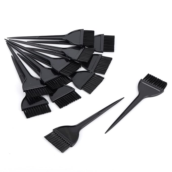 24 Pack Hair Dye Brushes, Color Tint Applicator, Hair Coloring Dying Brush Kit for Solon Black