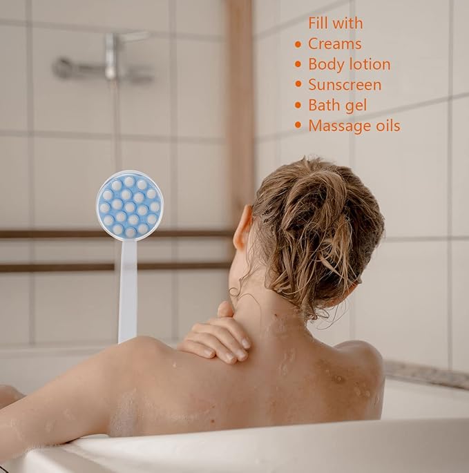 Lotion Applicators for Back - Back Lotion Applicator for Women Men Elderly - Foldable Long Handle Easy Reach Self Apply Body Cream,Sunscreen