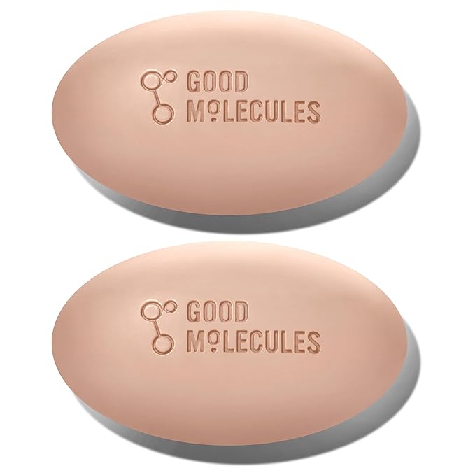 Good Molecules Clarify and Cleanse Bar Pack 2 – 89 g / 3.15 oz Each | Soap Free Face & Body Cleansing Bar with Salicylic Acid (BHA)
