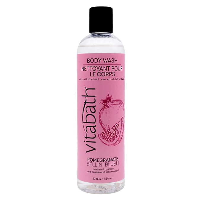Vitabath Body Wash, Pomegranate Bellini Blush, 10 Fluid Ounce