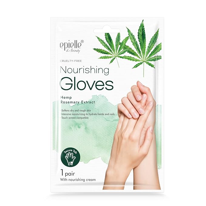 Epielle Assorted Hand Mask 5 Pairs, Deep Moisturizing Gloves for Dry, Rough Skin, Soften with Shea Butter, Self Care Gifts for Women, Spa Kit, Easter Basket Stuffers