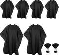 8-Piece Hair Cutting Cape Set Includes 6 Reusable 57x47 Inch Haircut Capes and 2 Cleaning Brushes Professional Hair Cape