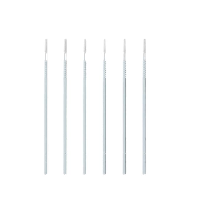 i-Laesh 200pcs Micro Brushes - Microswabs for Eyelash Extensions - Ideal for Eye, Dental, Lash, Eyebrow, and Makeup Care - Pro Grip Replacement - Pale Blue