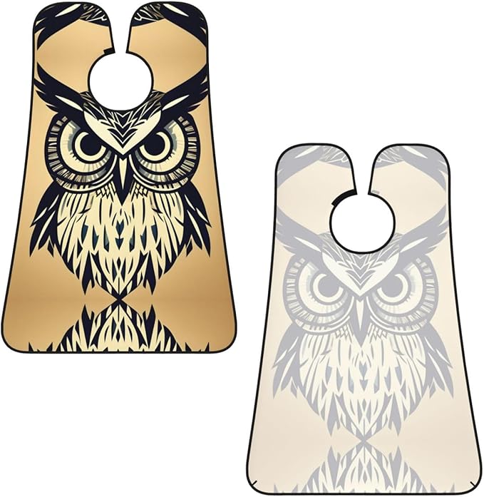 Magic Mushrooms Print Beard Bib Shaving Apron, Beard Hair Trimming Cape Gift For Dad