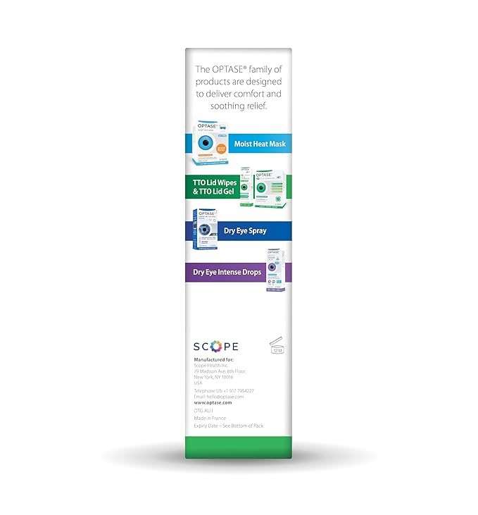 OPTASE TTO Eyelid Cleansing Gel, 1.7 fl oz – Tea Tree Oil Eyelid Cleanser for Gentle Daily Lid and Lash Cleansing – Made With Hyaluronic Acid - Preservative Free, Alcohol Free - Eye Doctor Recommended