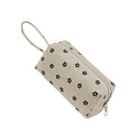 Small Corduroy Makeup Bag for Women Portable Cosmetic Bag Travel Makeup Pouch Small Corduroy Toiletry Bag with Zipper for Purse