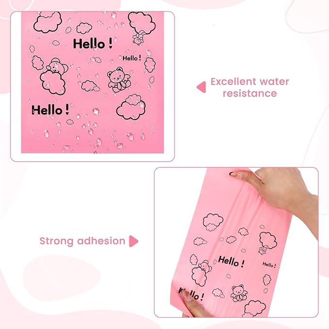 100 Pcs Sanitary Napkin Disposal Bags,Feminine Hygiene Disposal Bags for Pads,Tampon Sanitary Bag for Women Girls Privacy Protection(Pink)