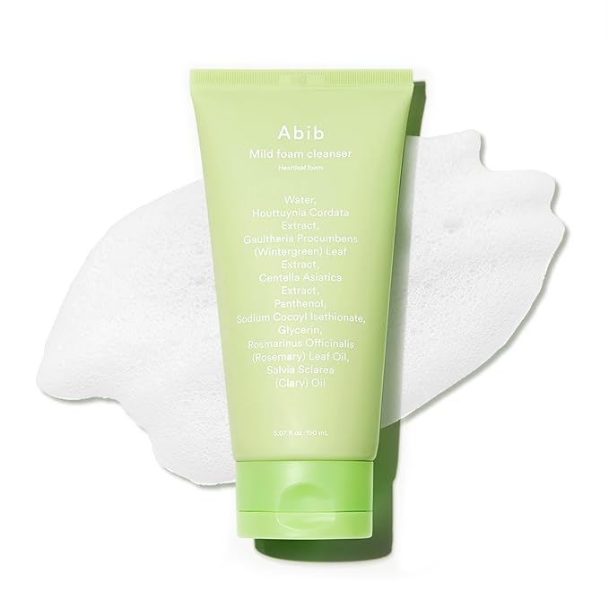 Abib Mild Foam Cleanser Heartleaf Foam 5.07 fl.oz