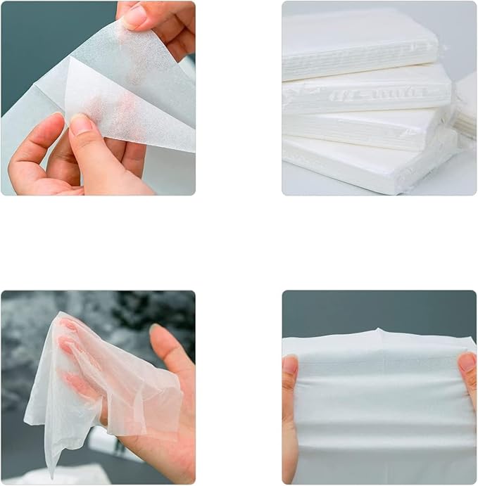 Car Tissue Refills, Auto Travel Tissue Packs, Facial Napkin Refills for Car Visor Tissue Holder - 3-Ply 36 Sheets/Pack - 12Packs