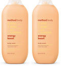 Method Body Wash, Energy Boost, Paraben and Phthalate Free, 18 oz (Pack of 2)