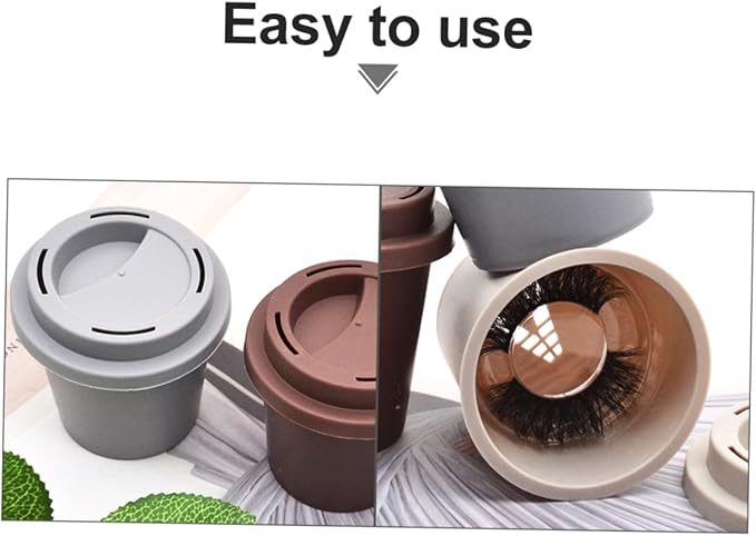 3pcs False Eyelash Storage Box Lash Holder Makeup Organizer for Eyelashes Waterproof for Travel and Daily Use