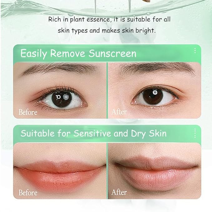 Cleansing Oil Mini Travel-Friendly, Natural Makeup Remover Portable 20pcs Gentle Moisturizing Cleansing Oil for All Skin Types, Travel with (Rose)