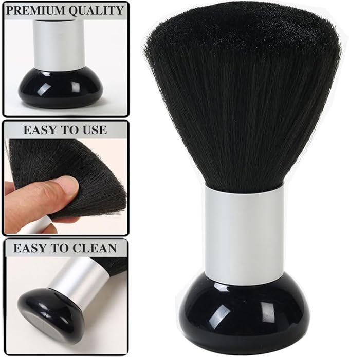 Professional Hair Cutting Cape with Neck Duster Brush, Adjustable Salon Closure Barber Cape Hair Cutting Accessories