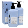 Cliganic Hydrating Gel Cleanser with Triple Botanical Complex® – Gentle Face Wash with Jojoba Rosehip Argan Oils Removes Makeup & Impurities Aloe Vera Glycerin for Balanced Glowing Skin 8oz 2 PACK