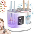 Makeup Brush Cleaner 3 in 1 Electric Makeup Brush Cleaner and Dryer, Automatic Makeup Brush Cleaner Machine with Multi-Hour Drying Settings, Portable Design for All Makeup Brush Types