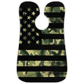 Camo Flag Beard Bib Apron,Beard Hair Catcher,Non-Stick Beard Shave Cape,Shaving Trimming Non-Stick Waterproof Grooming Gifts for Dad Men Him Boyfriend