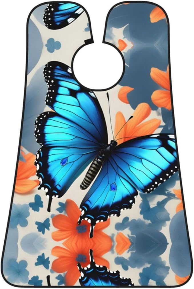 Colorful Giraffe Fans Lovers Print Beard Bib Shaving Apron, Beard Hair Trimming Cape Gift For Dad