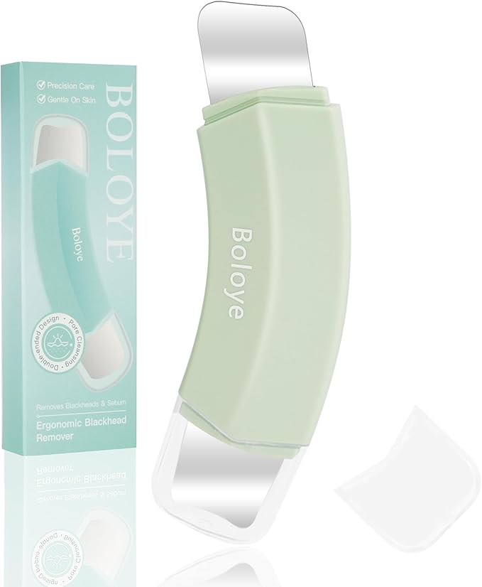 Blackhead Remover Tool – Dual-Head Face Scraper & Pore Cleaner for Deep Facial Cleansing, Nose Scraper for Nose & T-Zone, Skin Care Tool for Men and Women
