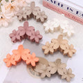 Ahoney 6PCS Flower Hair Clips for Women Strong Hold Nonslip, Big Flower Claw Clip for Thick Hair, Hawaiian Hibiscus Cute Hair Clips Beach Hair Accessories for Women Girls 09