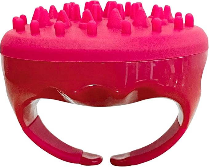 Cellulite Massager Brush, Anti-Cellulite Silicone Body Scrubber for Skin Smoothing, Toning, and Firming, Handheld Exfoliator for Scalp and Muscles by M3