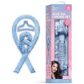 My Beauty Spot 4-Piece Ultra-Soft Satin Heatless Curling Set - Overnight No Heat Hair Curler Rod for Medium to Long Hair - Includes 2 Scrunchies & Clip