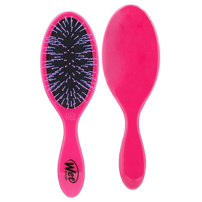 Wet Brush Thick Hair Detangling Brush, Pink, Ultra-Soft IntelliFlex Bristles Glide Through Tangles With Ease, Pain-Free Detangler for All Hair Types, Wet & Dry