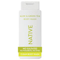 Native Body Wash Contains Naturally Derived Ingredients | For Women & Men, Sulfate, Paraben, & Dye Free Leaving Skin Soft and Hydrating |Aloe & Green Tea 18 oz