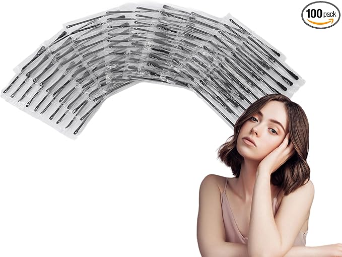 100Pcs Pimple Extractor, Blackhead Extractor, Blackhead Remover Tools, Disposable Double Tipped Cotton Swabs Stick Comedone Extractor Squeeze Cotton Buds Skin Pores