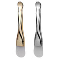 Silicone Face Mask Applicator 2 Packs Dual End Exfoliating Silicone Face Scrubber Soft Makeup Beauty Brush Tools for Clay, Cream, Gel, and Mud Facial Masks (Gold&Silver)