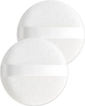 2 Pcs Powder Puff,3.14 Inch Powder Puffs for Body Powder Face Loose Powder Large(White)