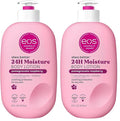 eos Shea Better Body Lotion Pomegranate Raspberry,24-Hour Moisture Skin Care,Lightweight & Non-Greasy,Natural Shea,Vegan,16 fl oz,(Pack of 2)