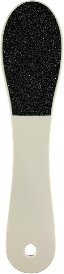 Soft Touch Grinder Foot File, Callus Remover, Heel Scraper, Disinfectable/Washable, Double-Sided – 80/100 Grit, Black/Gold, Pedicure Tool