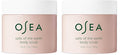 OSEA Salts of the Earth Body Scrub 12 oz - Pink Himalayan Salt Scrub - Gentle Body Exfoliation Skincare - Ideal Spa Gift for Pampering - Clean Beauty & Vegan Body Care (Pack of 2)