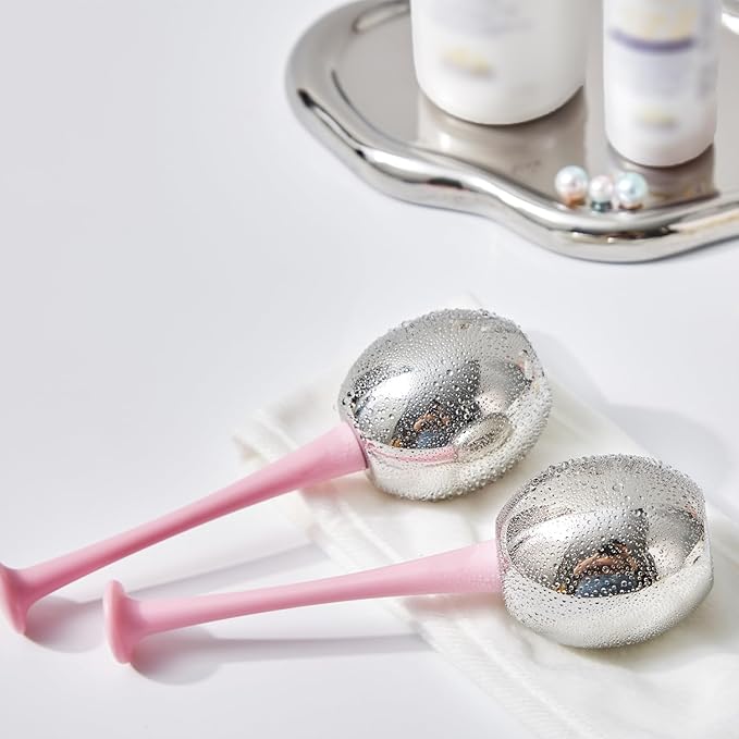 Ice Globes Cryo Sticks Facial Massage Tools, Skin Care Unbreakable Stainless Steel Beauty Cold Roller for Face Eyes & Neck, Gifts for Women Mom Wife Girlfriend