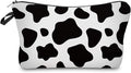 Deanfun Cosmetic Bag for Women Trendy Makeup Bags Organizer Travel Waterproof Toiletries Bag Accessories Cow Point Gifts (52558)