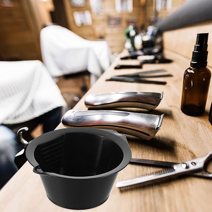 Hair Dye Bowl Set with Handle 6.10In Stackable Hair Color Mixing Bowls for Salon and Home Use Coloring and Tint Mixing Tool