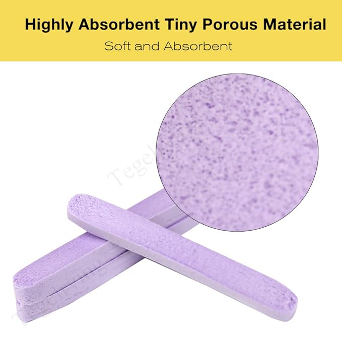 Facial Sponge Compressed,60 Pcs PVA Professional Makeup Removal Wash Round Face Sponges Spa Pads Exfoliating Cleansing for Women,Purple