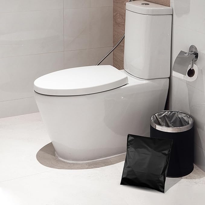 Incontinence Pad Disposal Bags pack of 200,Black Adult Diaper Disposal Bags 9.84 x 13.78inches Opaque Disposable Incontinence Bags for Incontinence Underwear,Adult Diapers(with 2pcs Storage Bag)