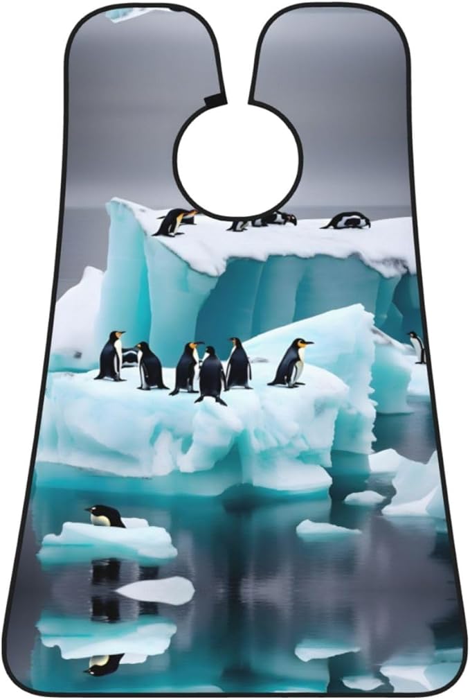 Purple Music Notes Print Beard Bib Shaving Apron, Beard Hair Trimming Cape – For Dad