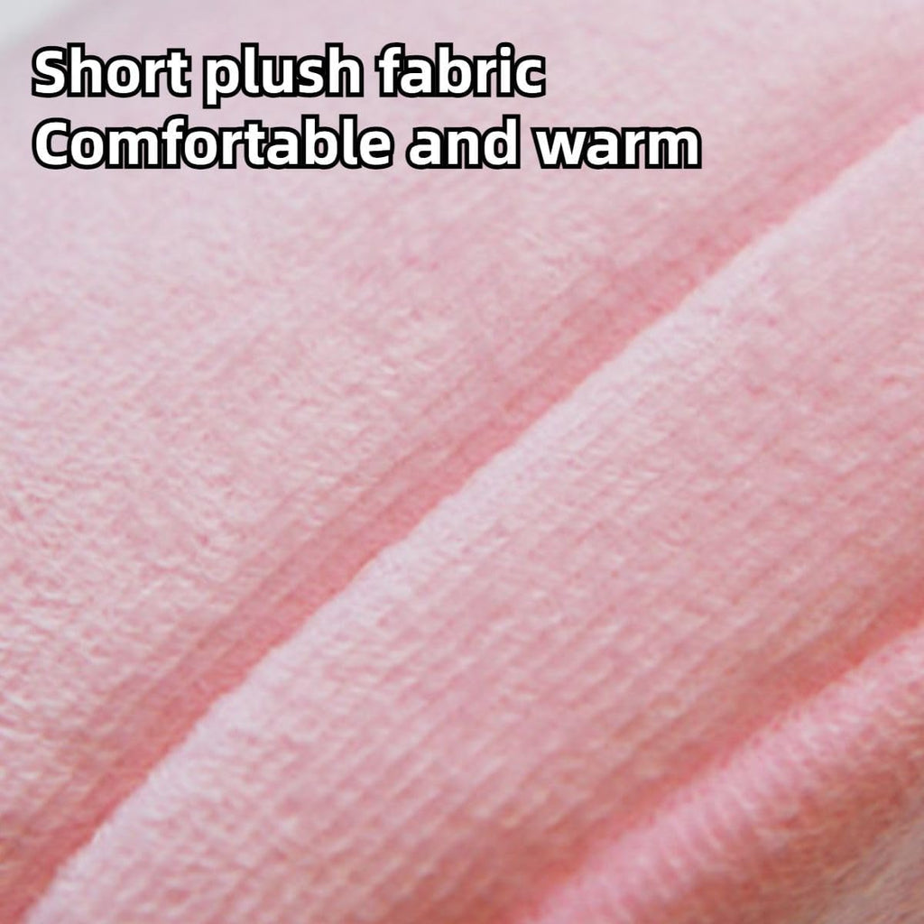 Rat Hamster House Bed Winter Warm Small Pet Squirrel Hedgehog Chinchilla Rabbit Guinea Pig Bed House Cage Nest Hamster Accessories (Pink,Small)