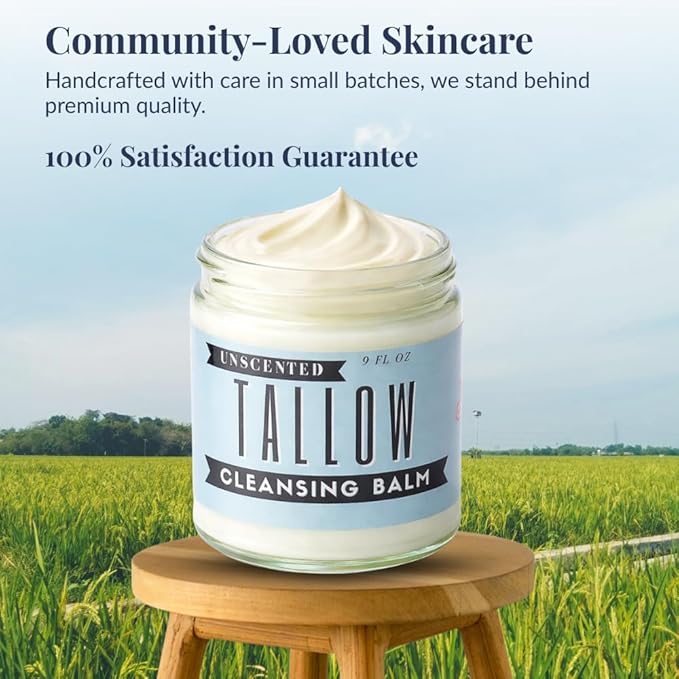 All-Natural Cleansing & Moisturizing Tallow Balm 9oz