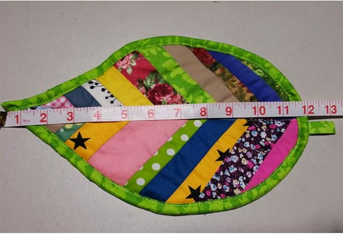 4 PCS Leaves Pot Holders for Kitchen Hot Pads 100% Cotton for BBQ/Cooking/Baking/Grilling/Microwave/Barbecue