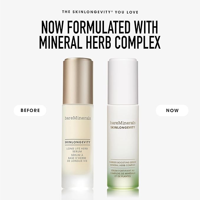 bareMinerals Skinlongevity Barrier Boosting Serum, 30ml, Vegan, Cruelty-Free & Dermatologist-Tested