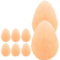 HartFelt 8ct Tear Drop Face Scrubber for Women | Reusable Facial Sponges for Daily Cleansing | Facial Exfoliating Pads for Removing Dead Skin, Dirt & Makeup | Made in USA