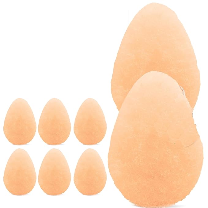 HartFelt 8ct Tear Drop Face Scrubber for Women | Reusable Facial Sponges for Daily Cleansing | Facial Exfoliating Pads for Removing Dead Skin, Dirt & Makeup | Made in USA