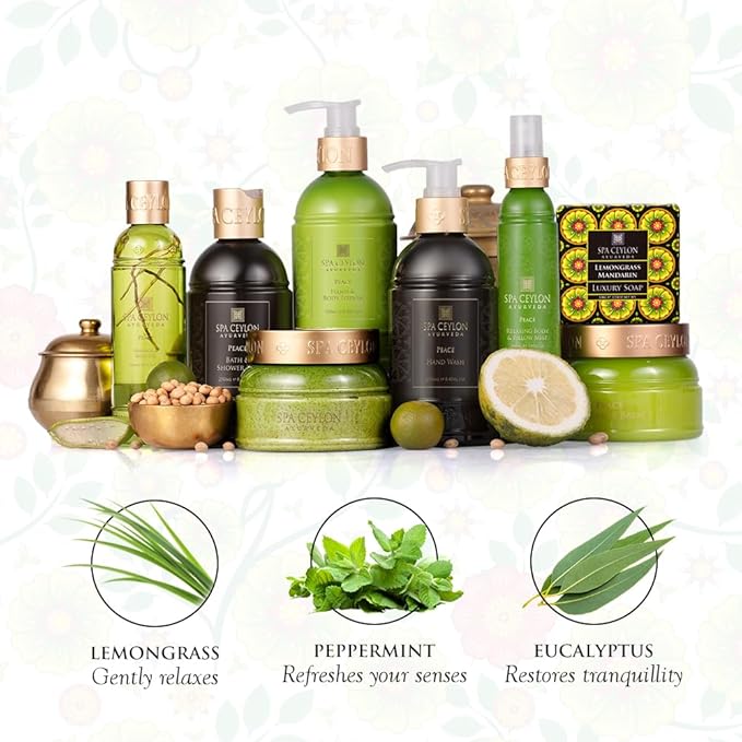 SPA CEYLON Lemongrass Mandarin In-Shower Softening Body Polish | Vegetarian | Paraben-Free | Gentle Body Scrub for Moisturizing and Gently Exfoliating |150g