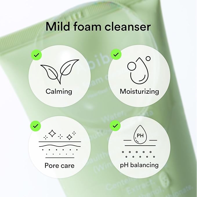 Abib Mild Foam Cleanser Heartleaf Foam 5.07 fl.oz